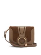 Matchesfashion.com See By Chlo - Hana Small Leather And Suede Cross-body Bag - Womens - Khaki