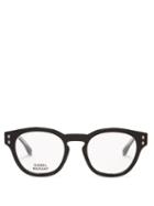 Matchesfashion.com Isabel Marant Eyewear - Trendy Round Acetate Glasses - Womens - Black