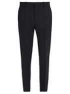 Matchesfashion.com Stella Mccartney - Straight Leg Tailored Wool Trousers - Mens - Navy