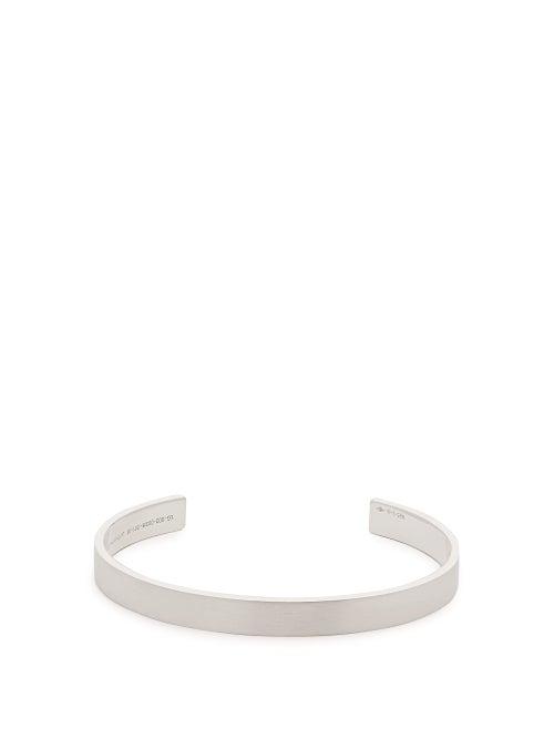 Matchesfashion.com Le Gramme - Le 21 Sterling-silver Cuff Bracelet - Mens - Silver