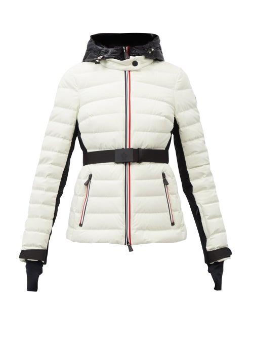 Moncler Grenoble - Bruche Belted Ski Jacket - Womens - White Black