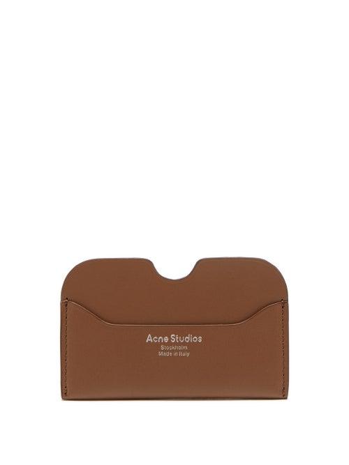 Acne Studios - Leather Cardholder - Womens - Tan