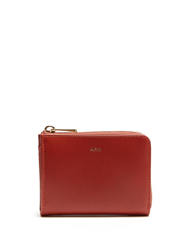 A.p.c. Julian Zip-around Leather Coin Purse