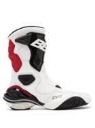 Matchesfashion.com Balenciaga - Tyrex Leather Biker Boots - Mens - White Multi