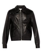 Matchesfashion.com Maison Margiela - Sport Leather Jacket - Mens - Black