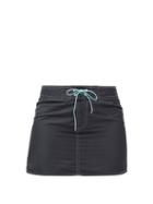 Ludovic De Saint Sernin - Drawstring-waist Shell Mini Skirt - Womens - Black