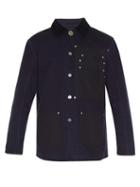 Givenchy Stud-embellished Bi-colour Denim Jacket