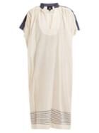 Su Jana Mandarin-collar Cotton-blend Dress