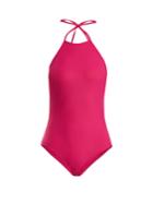 Diane Von Furstenberg Classic Halterneck Swimsuit