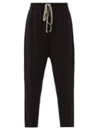 Matchesfashion.com Rick Owens - Drawstring Cropped Wool-blend Trousers - Womens - Black