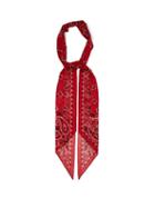 Matchesfashion.com Saint Laurent - Paisley Print Wool Bandana Scarf - Womens - Red