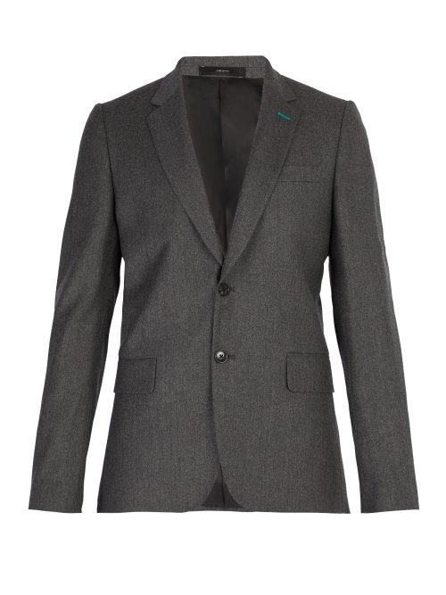 Matchesfashion.com Paul Smith - Soho Wool And Cashmere Blend Blazer - Mens - Grey