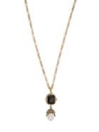 Alexander Mcqueen Pearl And Onyx Necklace