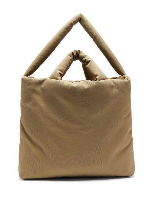 Matchesfashion.com Kassl Editions - Oil Large Padded Canvas Tote Bag - Womens - Beige