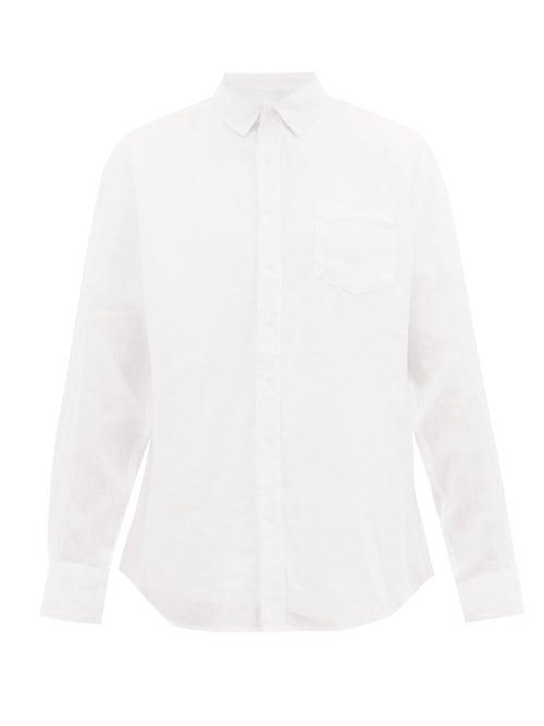 Matchesfashion.com Onia - Abe Linen Shirt - Mens - Ivory