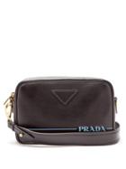 Matchesfashion.com Prada - Mirage Leather Cross Body Bag - Womens - Black
