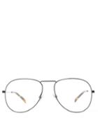 Matchesfashion.com Givenchy - Gv 0117 Aviator Metal Glasses - Mens - Black