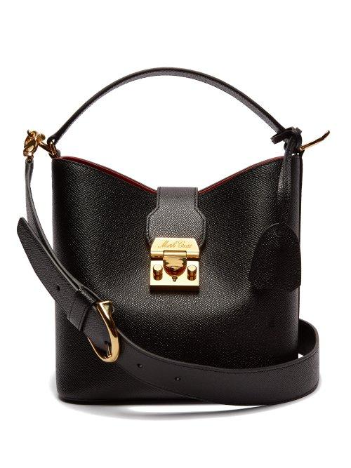Matchesfashion.com Mark Cross - Murphy Leather Bucket Bag - Womens - Black