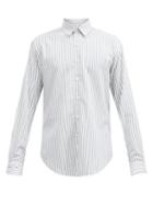 Matchesfashion.com Sunflower - Dan Striped Cotton Shirt - Mens - White Multi