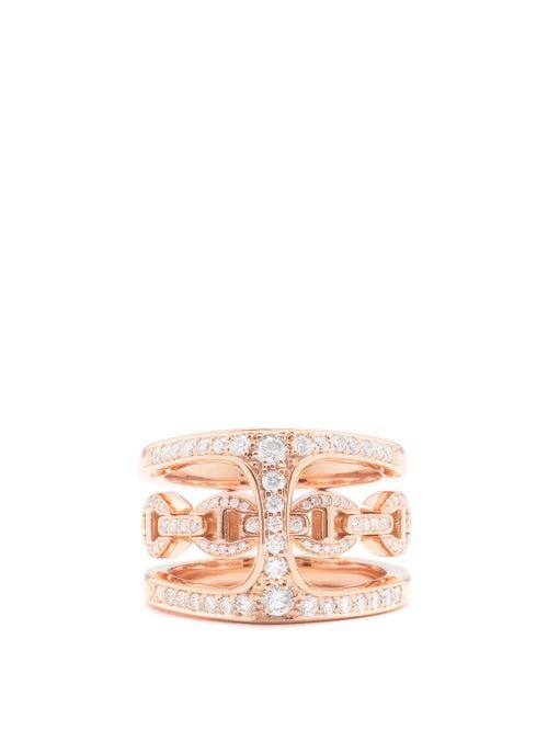 Hoorsenbuhs - Phantom Clique Diamond & 18kt Rose-gold Ring - Womens - Rose Gold