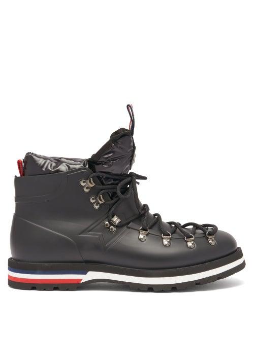 Matchesfashion.com Moncler - Henoc Down-filled Rubber Boots - Mens - Black