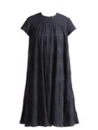 Merlette Okuma Cotton-embroidered Tiered Dress