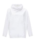 Matchesfashion.com The Row - Gasly Roll-neck Poplin Top - Womens - White