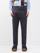 Junya Watanabe - X Levi's Striped-pocket Straight-leg Jeans - Mens - Indigo