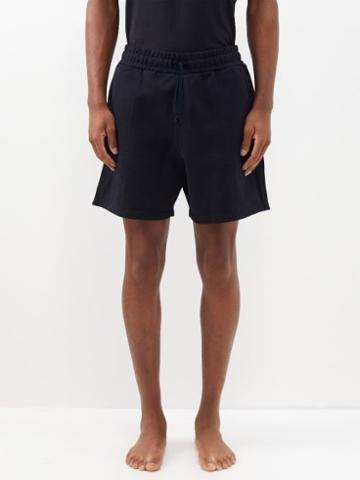Cdlp - Drawstring-waist Cotton-terry Shorts - Mens - Black