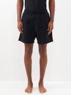 Cdlp - Drawstring-waist Cotton-terry Shorts - Mens - Black