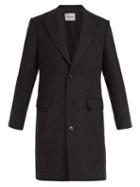 Matchesfashion.com Salle Prive - Gilles Single Breasted Wool Blend Coat - Mens - Dark Grey
