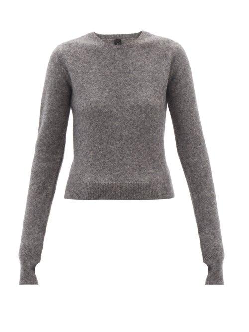 Petar Petrov - Eres Slim Fit Cashmere-blend Sweater - Womens - Grey