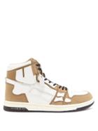 Matchesfashion.com Amiri - Skeleton Leather High-top Trainers - Mens - Tan