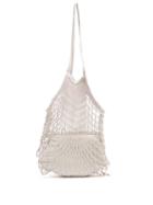 Matchesfashion.com Vetements - Granny Medium Leather Bag - Womens - Light Grey