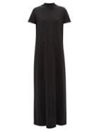 The Row - Dolores Pima-cotton Jersey Maxi Dress - Womens - Black