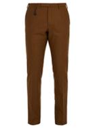 Matchesfashion.com Incotex - Slim Leg Wool Trousers - Mens - Brown