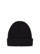 Matchesfashion.com Salle Prive - Ribbed Cashmere Beanie Hat - Mens - Navy