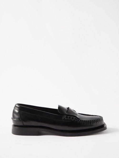 Hereu - Sineu Leather Loafers - Womens - Black