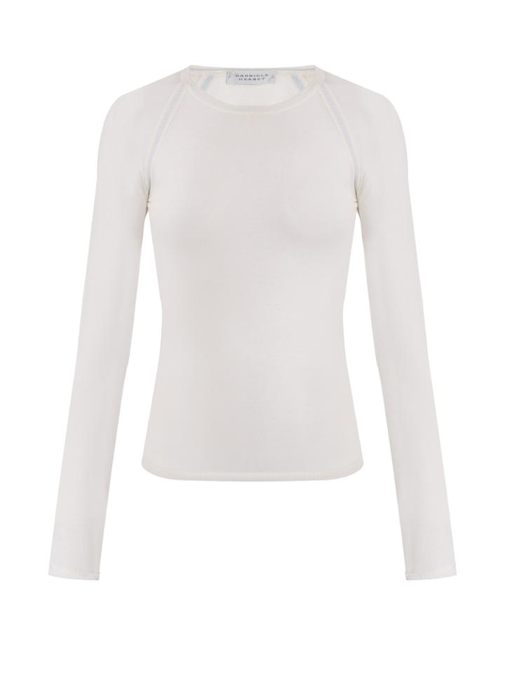 Gabriela Hearst Moore Cashmere And Silk-blend Sweater