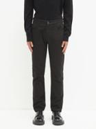 Raf Simons - Logo-patch Slim-leg Jeans - Mens - Black