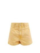 Isabel Marant Toile - Tihiana Denim Shorts - Womens - Yellow