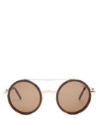 Andy Wolf Bliss Round-frame Sunglasses