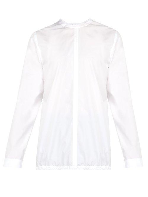 Matchesfashion.com Jil Sander - Button Back Cotton Poplin Shirt - Mens - White