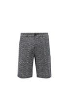 Matchesfashion.com Oliver Spencer - Judo Fan-print Organic-cotton Shorts - Mens - Navy Multi