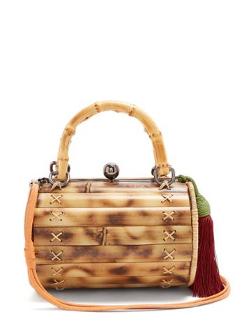 Wai Wai Alix Wooden Bowler Bag