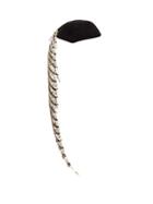 Matchesfashion.com Gucci - Crystal Embellished Feather And Felt Hat - Womens - Black