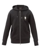 Mens Rtw Givenchy - 4g-padlock Cotton-jersey Hooded Sweatshirt - Mens - Black