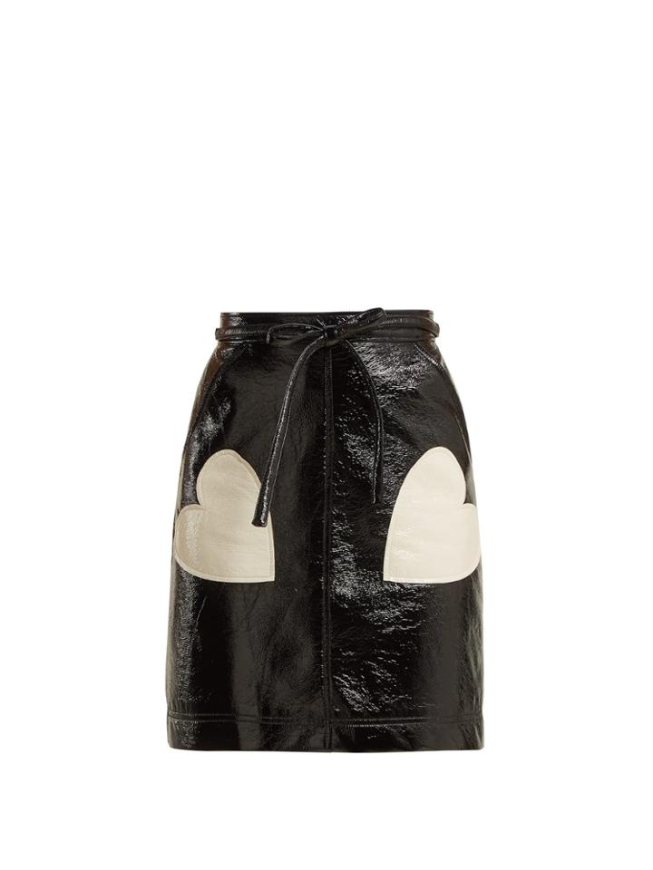 Alexachung Heart-appliqu Pvc Skirt