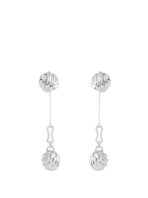 Balenciaga Knot Drop Earrings