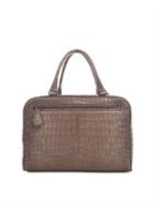 Bottega Veneta Brera Double-handle Crocodile Tote